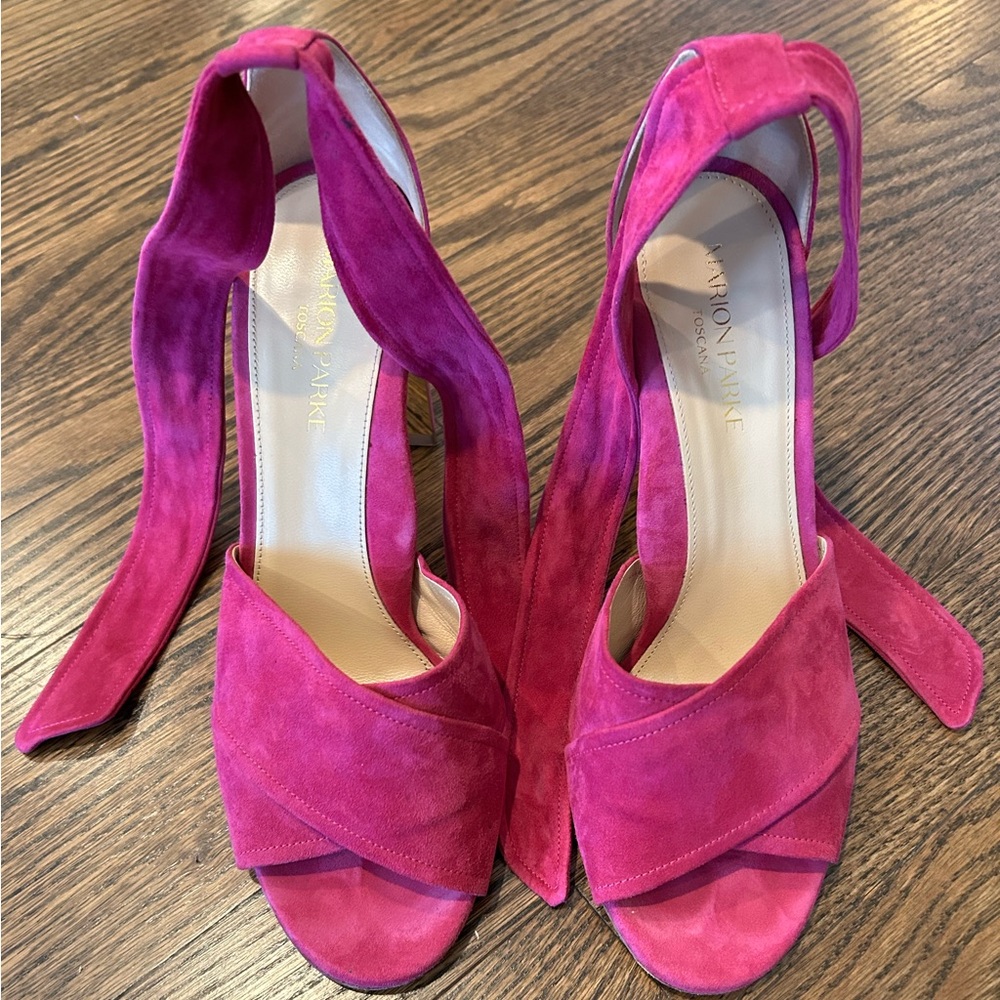 Beautiful pink heels! Like new! Barely worn!